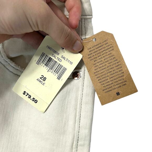 Lucky Brand Sasha Super Skinny Sculpting Fit Jeans NWT Women's Sz 6/28 Salted - Picture 3 of 10